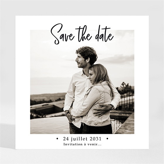 Save the Date mariage belle idylle