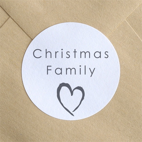 Stickers noël Tendre famille réf.N360405