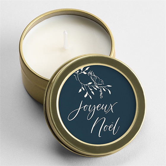 Bougie noël douceur hivernale