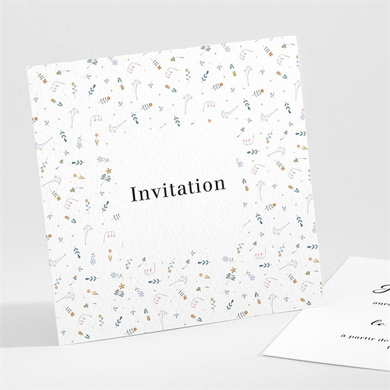 Carton d'invitation mariage notre sweet love