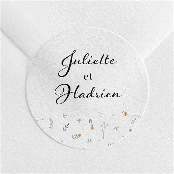 Sticker mariage notre sweet love