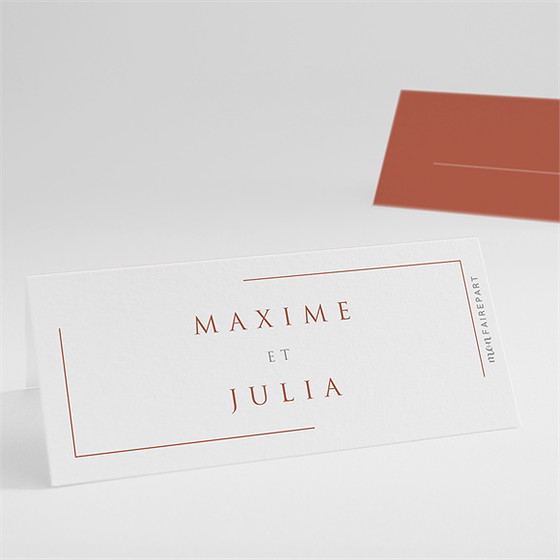 Marque-place mariage love bracelet