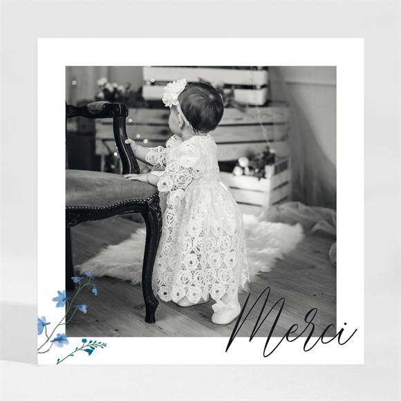 Remerciement baptême Baptême champêtre réf.N3001797