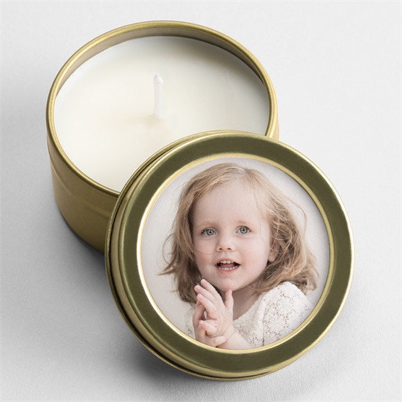 Bougie baptême Petite Chouchou or réf.N360528