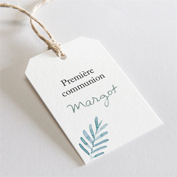 Etiquette communion Aquarelle sacrée réf.N291154