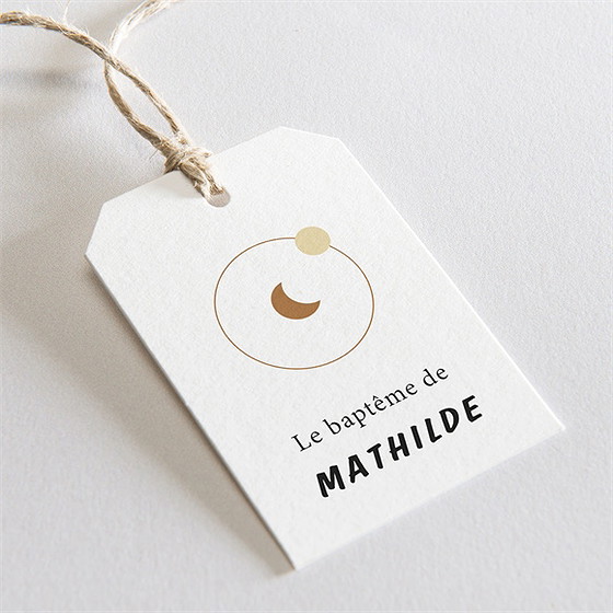 Etiquette baptême cotillons et serpentins