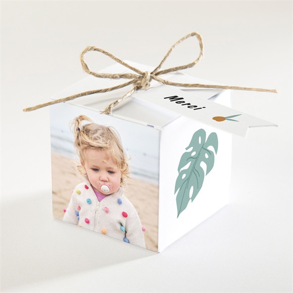 Boîte de dragées baptême Cotillons et Serpentins réf.N340413