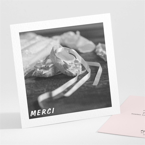 Remerciement baptême Cotillons et Serpentins réf.N301363