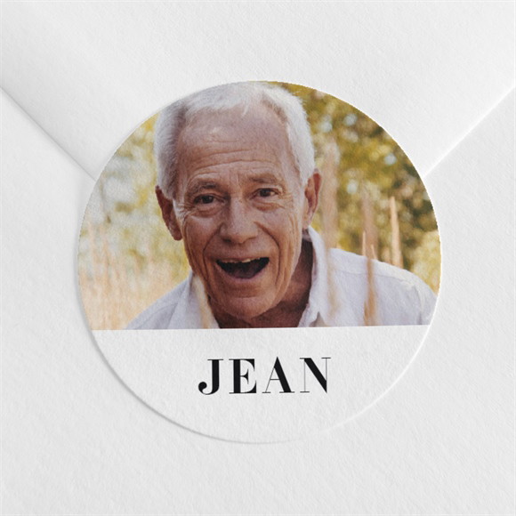 Stickers décès Ornement réf.N360541