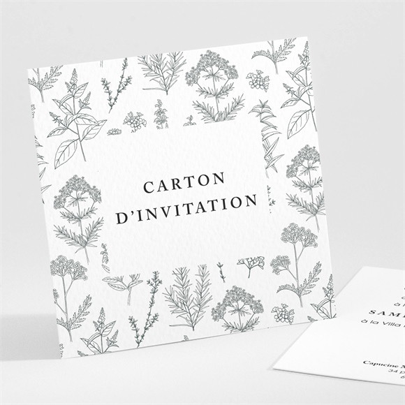 Carton d'invitation mariage Love & Co réf.N301347