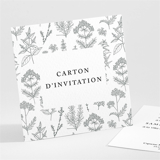 Carton d'invitation mariage love & co