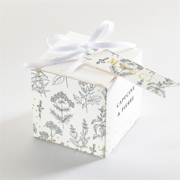 Boîte de dragées mariage Love & Co réf.N340407