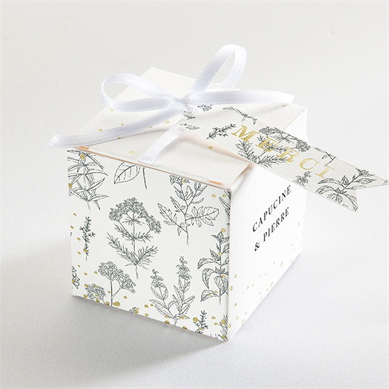 Boîte de dragées mariage love & co