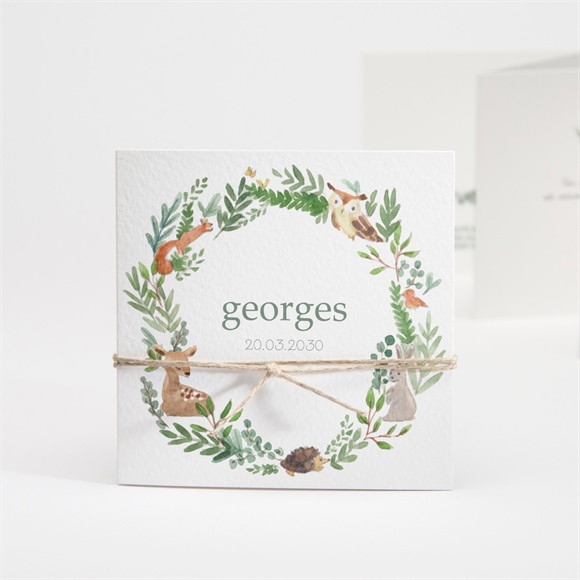 Faire-part naissance Tendre Flore réf.N83158