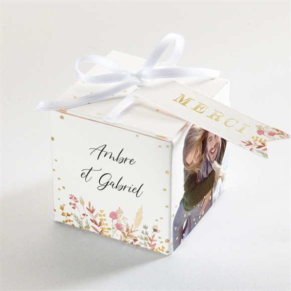 Boîte de dragées mariage Incandescent réf.N340409