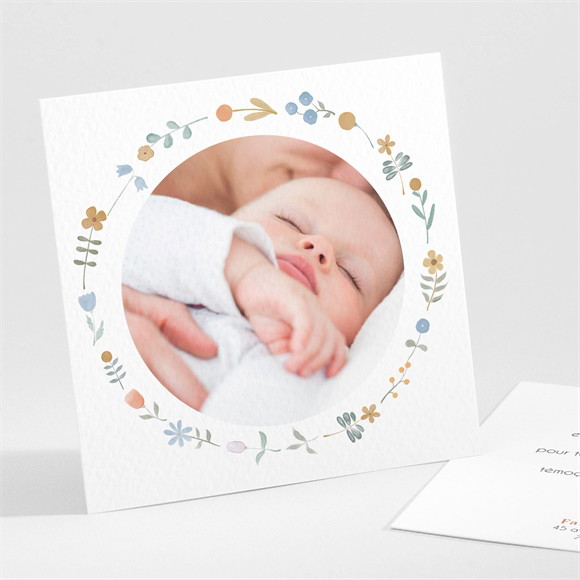 Remerciement naissance Dans sa Bulle réf.N301359