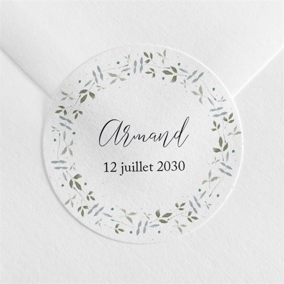 Sticker naissance Doux Message réf.N360507