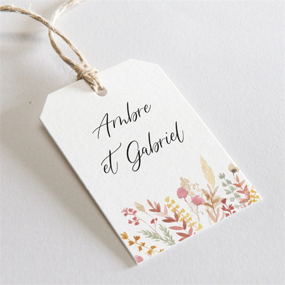 Etiquette mariage Incandescent réf.N291148