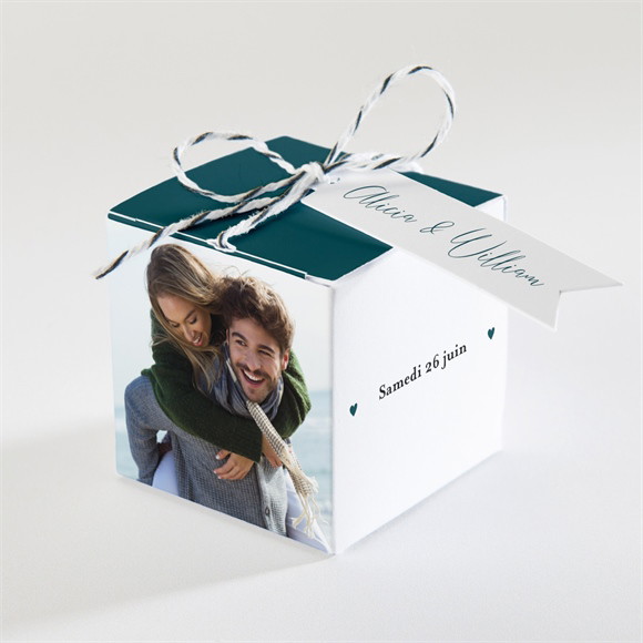 Boîte de dragées mariage Notre Union réf.N340410