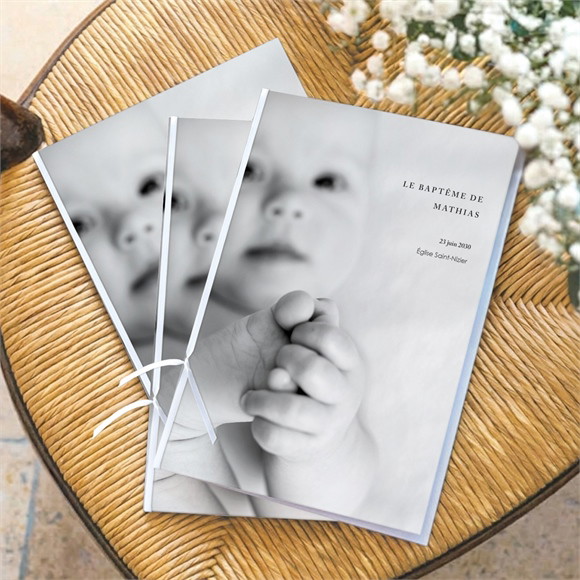 Livret de messe baptême Voeux et Jouy réf.N491307