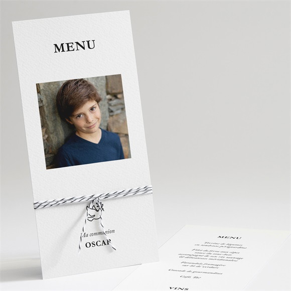 Menu communion Happy réf.N221191