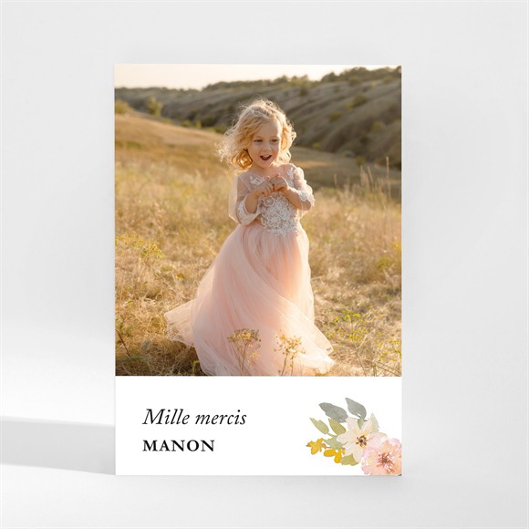 Remerciement communion Symboles et Foi réf.N21093