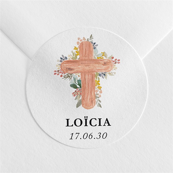 Sticker baptême symbole de foi