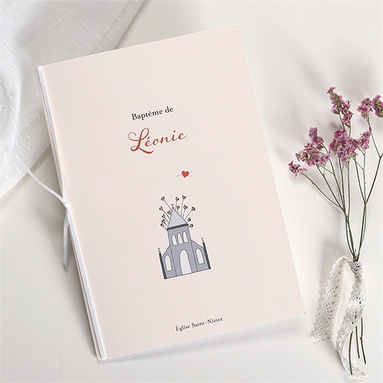 Livret de messe baptême lovely vintage