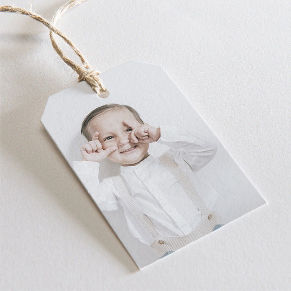 Etiquette baptême Joyeuse Colombe réf.N291161