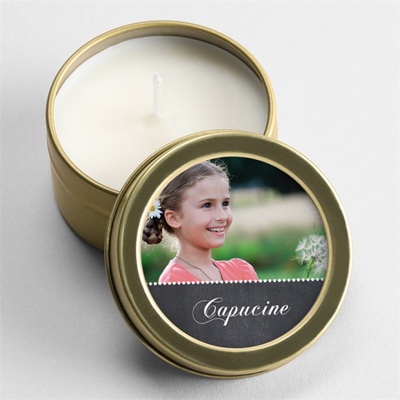 Bougie communion Dentelle Rose réf.N360563