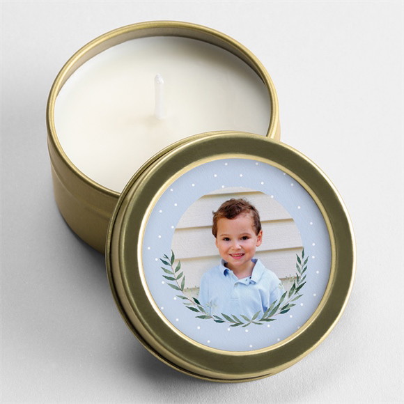 Bougie communion Doux Flocons réf.N360574