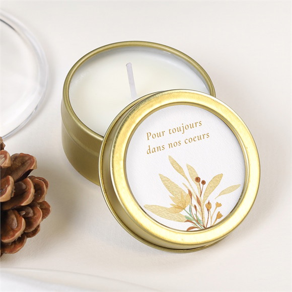 Bougie souvenir Fleur Sauvage réf.N360592