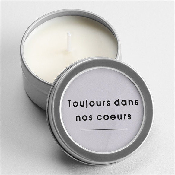 Bougie souvenir Hommage réf.N360599