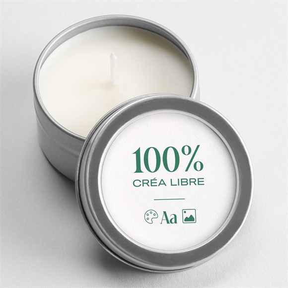 Bougie souvenir Annonce décès à créer réf.N360600