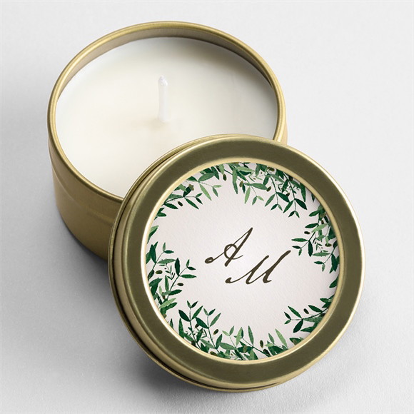 Bougie mariage Ronde de bonheur réf.N360681