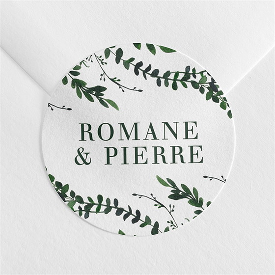 Sticker mariage fusion végétale