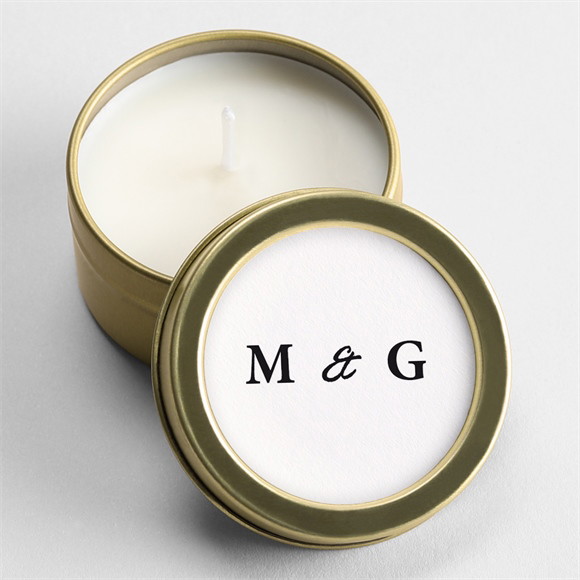 Bougie mariage Epuré réf.N360685