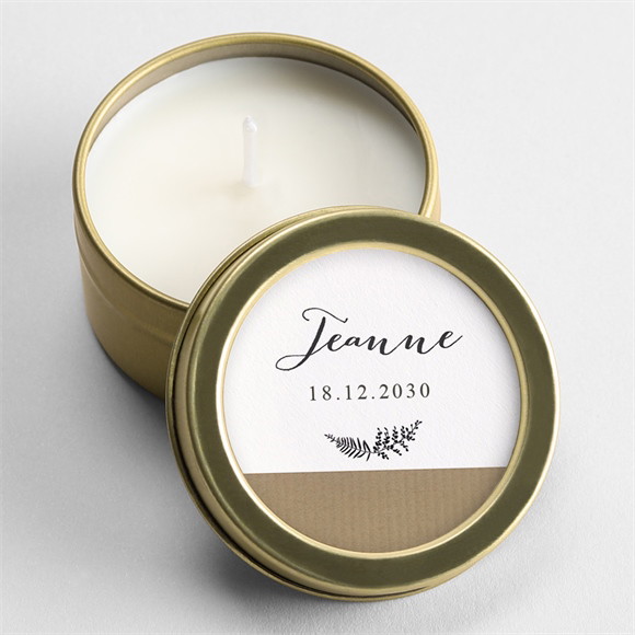 Bougie souvenir Faire part décès photos réf.N360617