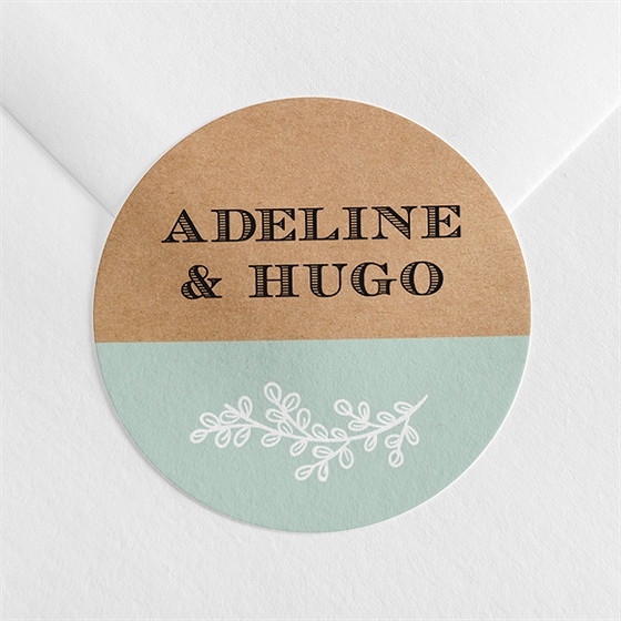 Sticker mariage petite cocotte