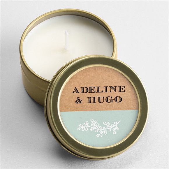 Bougie mariage Petite cocotte réf.N360703