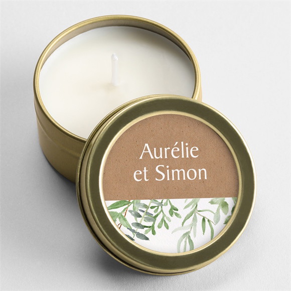 Bougie mariage Fougères réf.N360705