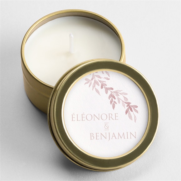 Bougie mariage Sous le saule réf.N360712