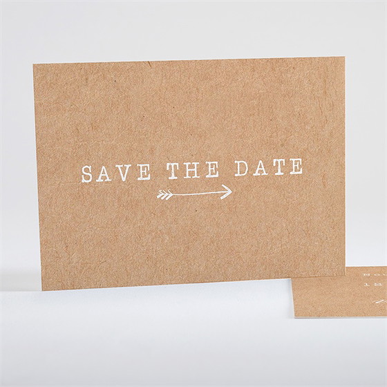 Save the Date mariage coeur croisé
