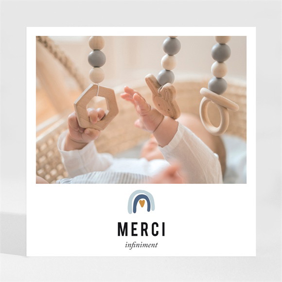 Remerciement naissance Etincellant réf.N3001802