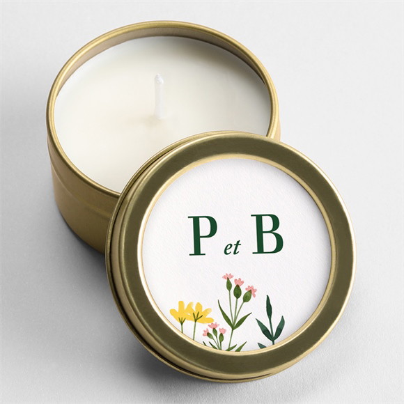 Bougie mariage Encadrés réf.N360744