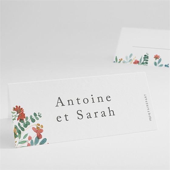 Marque-place mariage notre promesse