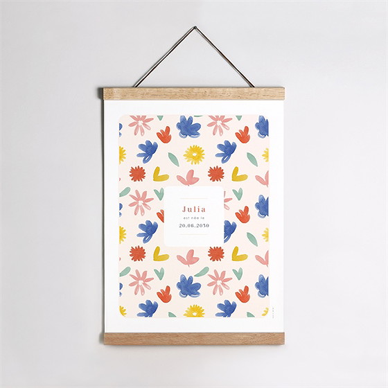 Affiche naissance nos beaux jours