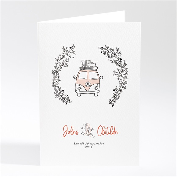 Menu mariage Champetre Van life réf.N401847