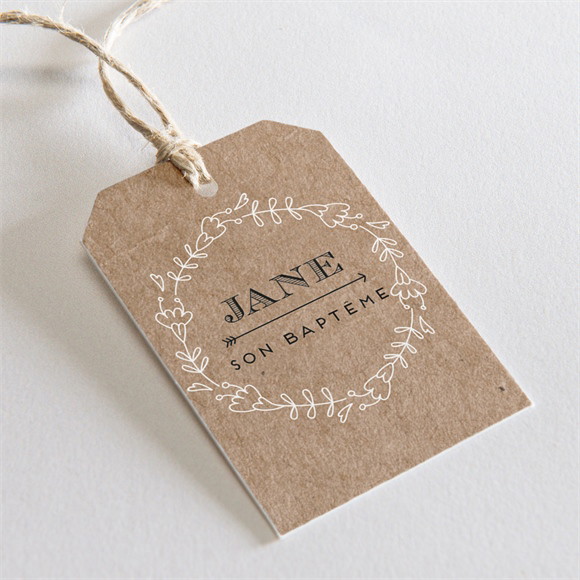 Etiquette baptême Belle histoire sacrée réf.N291178