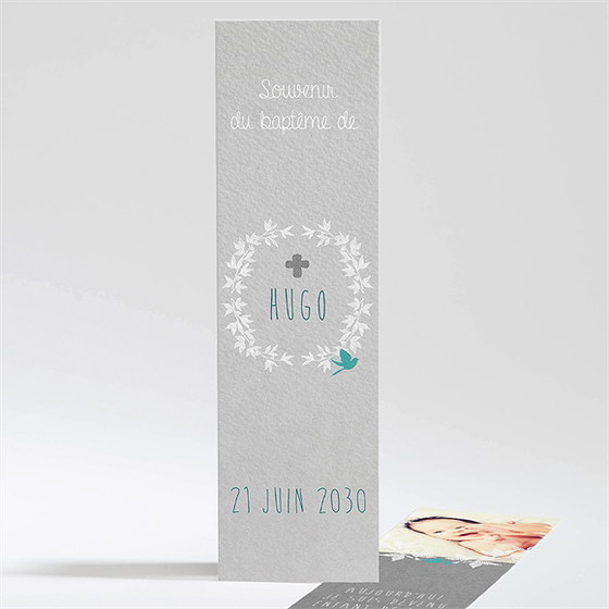 Signet baptême découpe originale